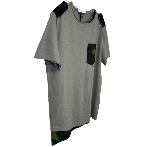 Daniele Alessandrini - NWT Men’s Short-Sleeve T-Shirt, Camo, Cotton - Tan Small - Picture 5 of 12